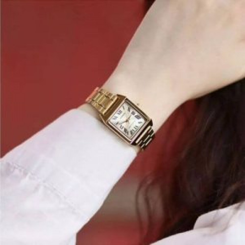 Casio – Doré – Index chiffres romains – Carré pour femmes – LTP-V007G-9BU Casio – Doré – Index chiffres romains – Carré pour femmes – LTP-V007G-9BU