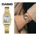 Casio – Doré – Index chiffres romains – Carré pour femmes – LTP-V007G-9BU Casio – Doré – Index chiffres romains – Carré pour femmes – LTP-V007G-9BU