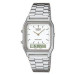 Casio – Dual Time – Classique design – Bracelet en acier inoxydable – AQ-230A-7DMQ Casio – Dual Time – Classique design – Bracelet en acier inoxydable – AQ-230A-7DMQ