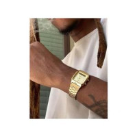 Casio – Double affichage digital/analogique – Bracelet en acier inoxydable doré – AQ-230GA-9DMQ