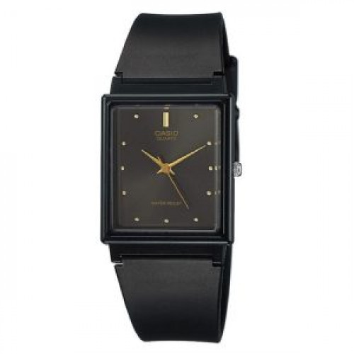 Casio – Montre classique – Cadran rectangulaire noir – Bracelet en silicone noir – MQ-38-1ADF Casio – Montre classique – Cadran rectangulaire noir – Bracelet en silicone noir – MQ-38-1ADF