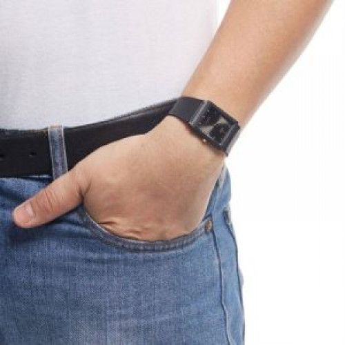 Casio – Montre classique – Cadran rectangulaire noir – Bracelet en silicone noir – MQ-38-1ADF Casio – Montre classique – Cadran rectangulaire noir – Bracelet en silicone noir – MQ-38-1ADF