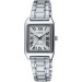 Casio – Montre femme carrée – Index chiffres romains – Bracelet en acier inoxydable – LTP-V007D-7BU Casio – Montre femme carrée – Index chiffres romains – Bracelet en acier inoxydable – LTP-V007D-7BU