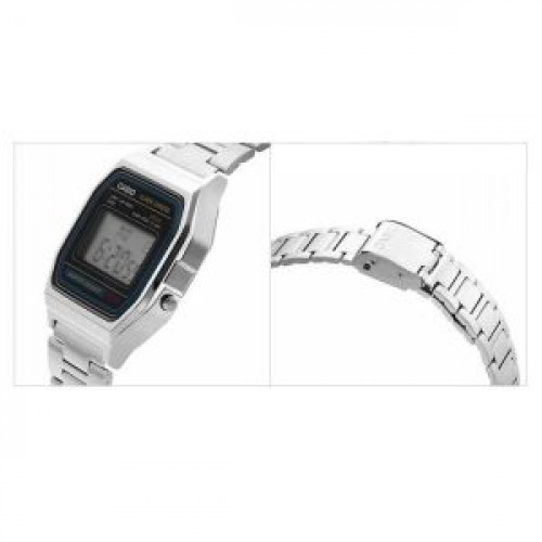 Casio – Montre Vintage Collection – Digitale – Bracelet en acier inoxydable – A158WA-1DF Casio – Montre Vintage Collection – Digitale – Bracelet en acier inoxydable – A158WA-1DF