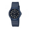 Casio – Bleu – Cadran noir – Classique en Silicone – Étanche  » Unisexe  » – MQ-24UC-2BDF