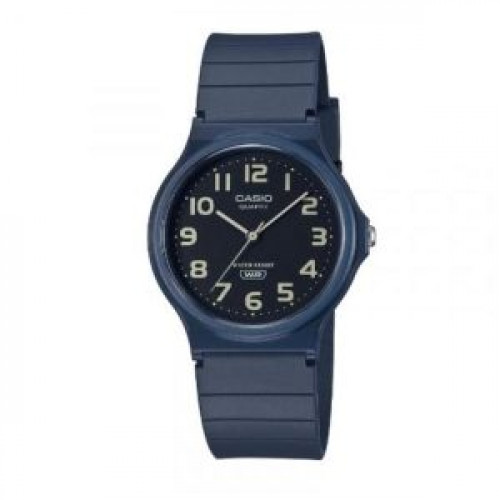 Casio – Bleu – Cadran noir – Classique en Silicone – Étanche » Unisexe » – MQ-24UC-2BDF Casio – Bleu – Cadran noir – Classique en Silicone – Étanche » Unisexe » – MQ-24UC-2BDF