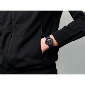 Casio – Bleu – Cadran noir – Classique en Silicone – Étanche  » Unisexe  » – MQ-24UC-2BDF