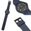 Casio – Bleu – Cadran noir – Classique en Silicone – Étanche  » Unisexe  » – MQ-24UC-2BDF