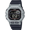 Casio – Montre digitale – Boîtier gris – Chiffres blancs sur fond noir – Étanchéité 100m – WS-1400H-1BVDF