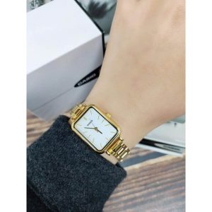 Casio – Montre pour femme – Style classique doré – Cadran blanc – LTP-V009G-7EUDF