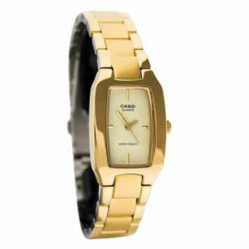 Casio – Montre femme dorée – Bracelet en acier inoxydable – LTP-1165N-9CRDF Casio – Montre femme dorée – Bracelet en acier inoxydable – LTP-1165N-9CRDF