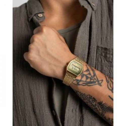 Casio – Vintage Collection Dorée avec contour vert – A158WEGV-9A Casio – Vintage Collection Dorée avec contour vert – A158WEGV-9A