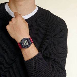 Casio – WS-1400H-4AVDF – Montre sport bracelet rouge