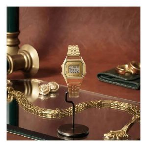 Casio – LA680WEGV-9A – Montre femme dorée élégante