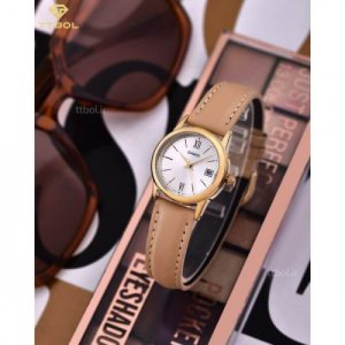 Casio – LTP-V002GL-7B3U – Montre femme classique en beige Casio – LTP-V002GL-7B3U – Montre femme classique en beige
