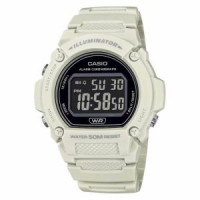 Casio – W-219HC-8BV – Montre digitale blanche