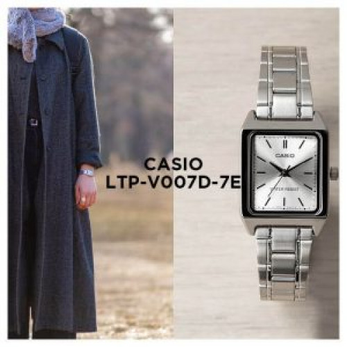 Casio – LTP-V007D-7E – Montre classique carrée pour femme Casio – LTP-V007D-7E – Montre classique carrée pour femme