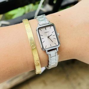 Casio – LTP-V009D-4E – Montre classique rose et argentée pour femme