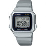 Casio &ndash; B650WD-1ADF &ndash; Montre digitale Vintage Collection argent&eacute;e avec alarme

