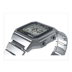 Casio – B650WD-1ADF – Montre digitale Vintage Collection argentée avec alarme