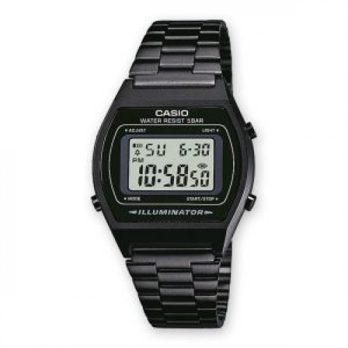 Casio – Montre digitale bracelet en acier inoxydable noir Casio – Montre digitale bracelet en acier inoxydable noir