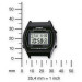 Casio – Montre digitale bracelet en acier inoxydable noir Casio – Montre digitale bracelet en acier inoxydable noir