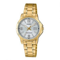 Casio – LTP-V004G-7B2UDF – Montre dorée avec dateur et bracelet en acier inoxydable