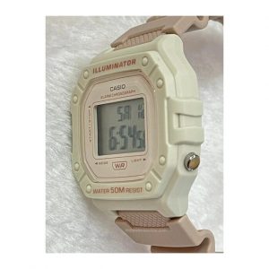 Casio – W-218HC-4A2VDF – Montre digitale rose pour femme avec bracelet en silicone