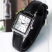 Casio – LTP-V007L-7E1UDF – Montre carrée pour femme avec bracelet en cuir noir Casio – LTP-V007L-7E1UDF – Montre carrée pour femme avec bracelet en cuir noir