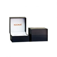 Kookai – KO010/1BM – Montre femme dorée avec cadran blanc et bracelet en acier doré
