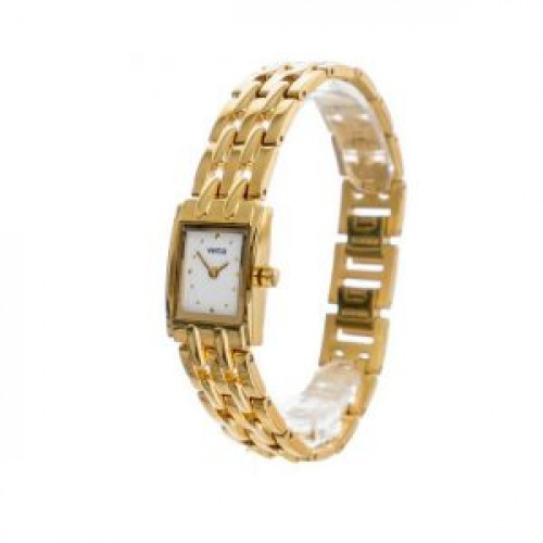 YEMA – YA408 – Montre femme dorée avec cadran carré blanc et bracelet en acier doré YEMA – YA408 – Montre femme dorée avec cadran carré blanc et bracelet en acier doré