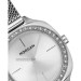 Morgan – MG003S/FMM – Montre femme avec bracelet en mailles milanaises argenté et cadran argenté Morgan – MG003S/FMM – Montre femme avec bracelet en mailles milanaises argenté et cadran argenté