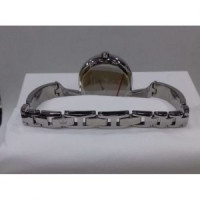 Yonger & Bresson – DMC1501/02 – Montre femme argentée avec cadran blanc et bracelet en acier argenté