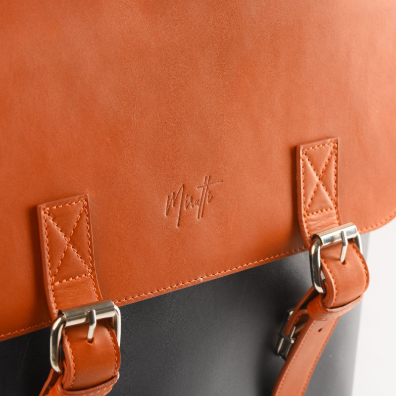  Mousafir Backpack Noir Grainé Business +