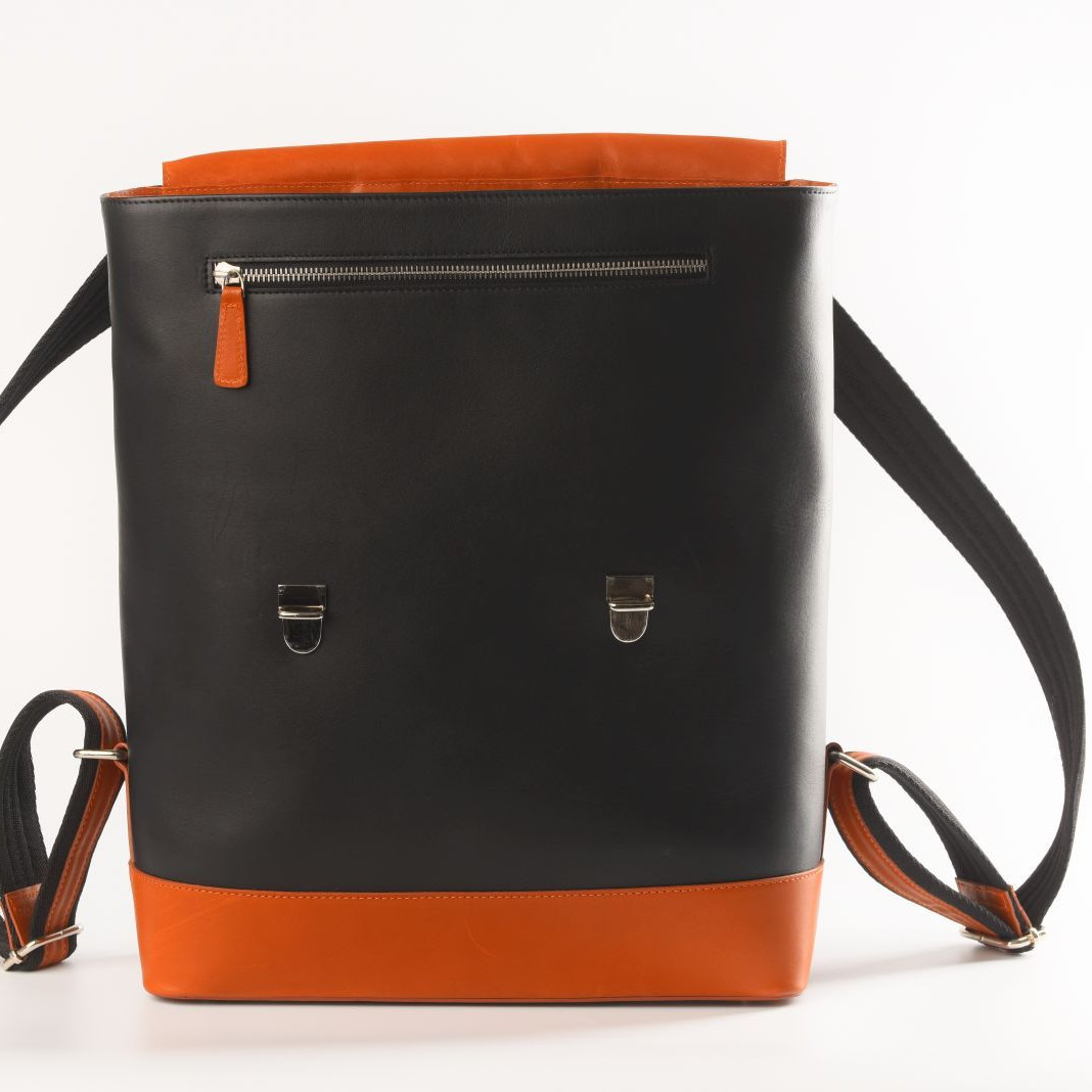  Mousafir Backpack Noir Grainé Business +