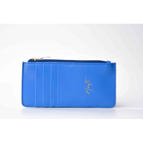 Portefeuille zippé bleu
Portefeuille zippé bleu