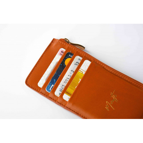 Portefeuille zippé camel
Portefeuille zippé camel