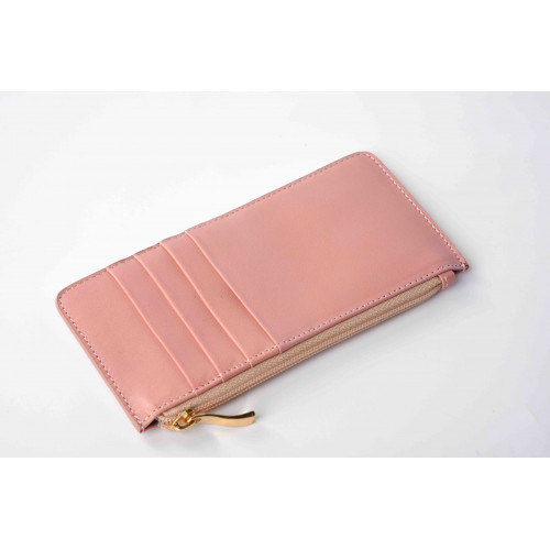 Portefeuille zippé rose
Portefeuille zippé rose