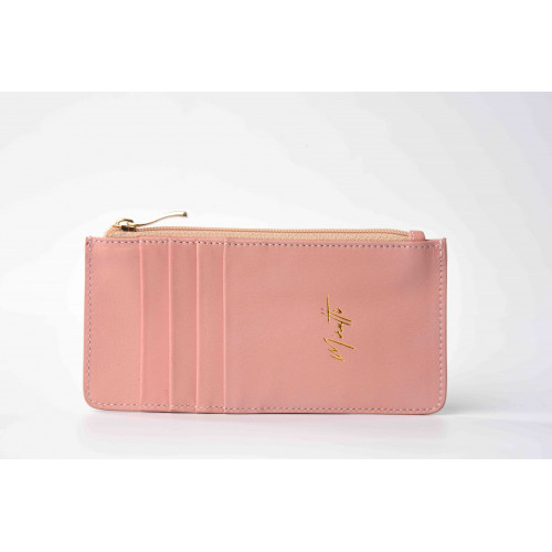 Portefeuille zippé rose
Portefeuille zippé rose
