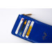 Portefeuille zippé bleu royal
Portefeuille zippé bleu royal