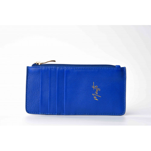 Portefeuille zippé bleu royal
Portefeuille zippé bleu royal