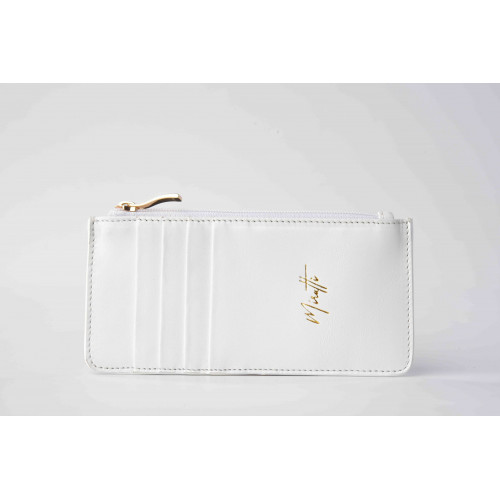 Portefeuille zippé blanc
Portefeuille zippé blanc