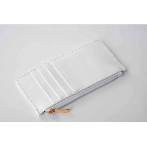 Portefeuille zippé blanc
Portefeuille zippé blanc