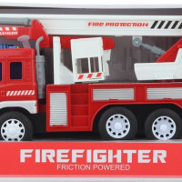 Camion de Pompier à Friction avec Lumières et Musique 