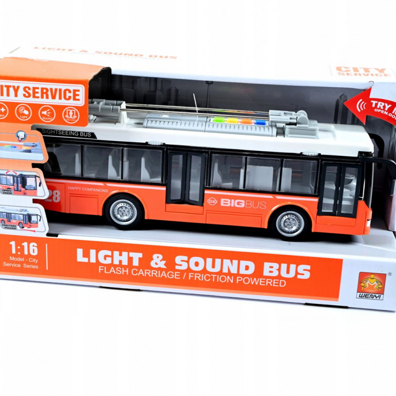 Autobus City Service avec Lumière et Son 