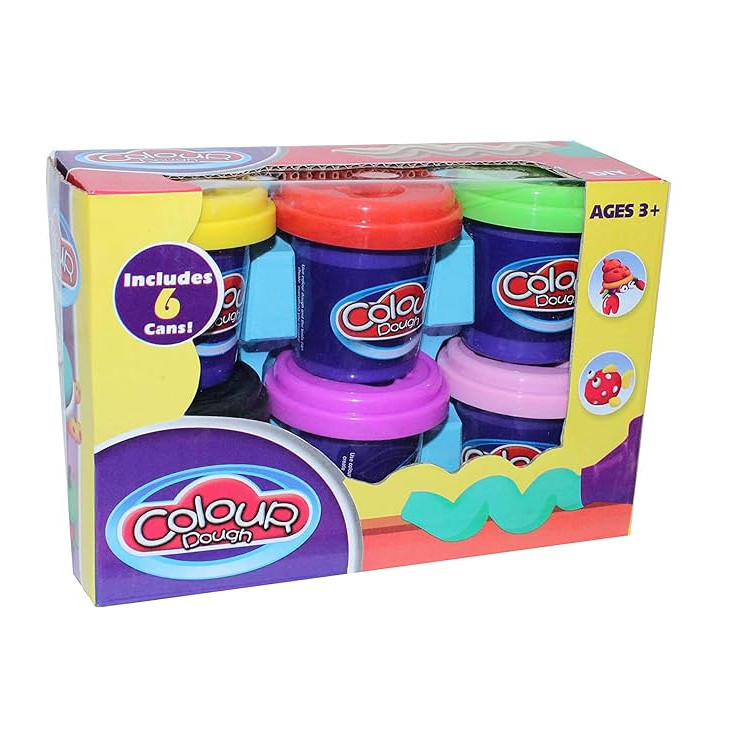 Coffret de Pâte à Modeler - 6 Pots de Couleurs