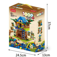 Kit de Construction Maison Arbre 6-en-1 - 1000 Pièces