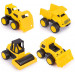 Pack de 4 Camions de Construction - Jouets Résistants pour Petits Bâtisseurs
