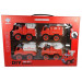 Pack de 4 Camions de Pompiers à Monter - DIY pour Petits Sauveteurs