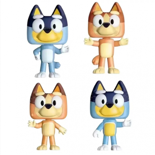 Pack Figurines Style POP - Bluey et sa Famille Pack Figurines Style POP - Bluey et sa Famille